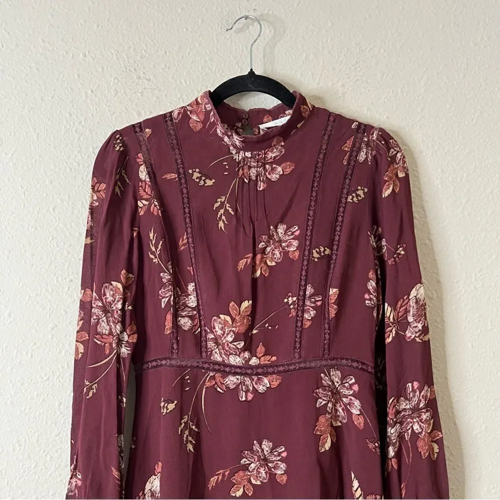 ATSR The Label Kirsten Floral Mini Dress A-Line Fit & Flare Size Small